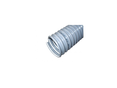 Description : PVC wall flame retardant UL94V0. Steel spiral PVC coated to be grounded. Flame retardant, flexible, solid construction, medium weight and very flexible ducting.

Material : Soft PVC flame retardant according to UL 94V0 Material thickness : 0,6 up to 1 mm Spring steel wire, PVC coated

Color : Grey

Temperature : -10C / 65C 

Applications : Ventilation, suction of dust in woodworking industry, suction of fumes and gases.